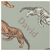 タイガープリント(名前) ファブリック (クローズアップ)