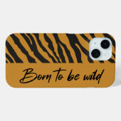 タイガープリントiPhoneケース動物パターンカバー Case-Mate iPhoneケース (裏面 (横))