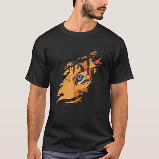 タイガープレデターデザイン Tシャツ (正面)
