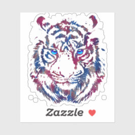 タイガーヘッドのシール – レトロタイガーシール シール