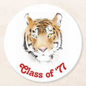 タイガーヘッドウォーターカラークラス懇親会パーティー ラウンドペーパーコースター (正面)