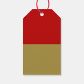 タイガーヘッドウォーターカラースケッチハッピーバースデー ギフトタグ (裏面)