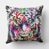タイガーヘッド装飾用クッション – タイガー顔 クッション (裏面)