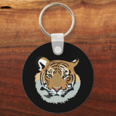 タイガーヘッド顔野生動物タイガー キーホルダー (裏面)