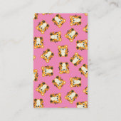 タイガーベビーシャワーピンク エンクロージャーカード (裏面)