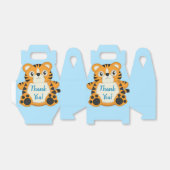 タイガーベビーシャワーブルー フェイバーボックス (折り畳みなし)