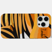 「タイガーペルト」のカスタマイズ Case-Mate iPhoneケース (裏面 (横))