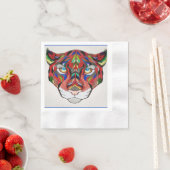 タイガーペーパーナプキン 縁ありカクテルナプキン (インサイチュ)