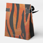 タイガーホットオレンジとブラックプリント フェイバーボックス (裏面サイド)