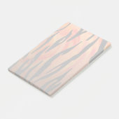 タイガーホットオレンジとブラックプリント ポストイット (アングル)