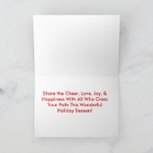 タイガーホリデーカード シーズンカード (内部)