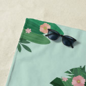 タイガーボウルビーチジャングルワイルドデザイン ビーチタオル (インサイチュ)