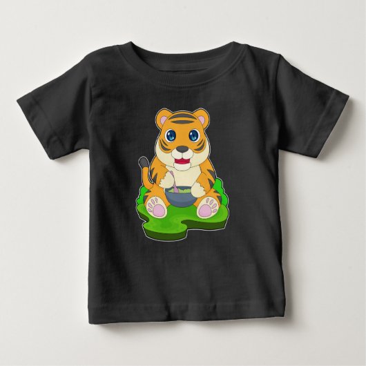 タイガーボウル食品 ベビーTシャツ (正面)