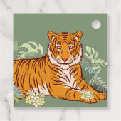 タイガーボーイパーティー、動物のジャングル フェイバータグ (裏面)