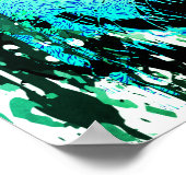 タイガーポスターアートカラフル- Tiger Eyes ポスター (角)