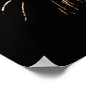 タイガーポスタープリント – タイガー顔ポップ・アートのアートポスター ポスター (角)