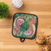 タイガーポットホルダー 鍋敷き (トップダウン)