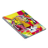 タイガーポップ・アートの・アートポップ・アートの・ポルトラワート，虎，動物，fac ノートブック (右側)