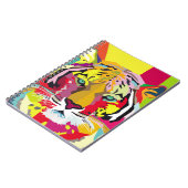 タイガーポップ・アートの・アートポップ・アートの・ポルトラワート，虎，動物，fac ノートブック (左側)