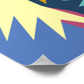 タイガーポップ・アートの・アートポップ・アートの・ポルトラワート,虎,動物,fac ポスター (角)