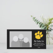 タイガーポーズプリント – スポーツファンまたは卒業 案内状 (スタンド正面)