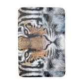 タイガーポートレートイングラフィックプレススタイル バスマット (正面縦)