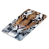 タイガーポートレートイングラフィックプレススタイル マグネット (左側)