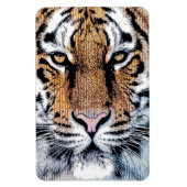 タイガーポートレートイングラフィックプレススタイル マグネット (縦)