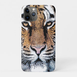 タイガーポートレートイングラフィックプレススタイル iPhone 11 PROケース