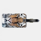 タイガーポートレートグラフィックスタイル ラゲッジタグ (裏面横)