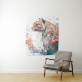 タイガーポートレート動物絵画の野生動物アウトドア タペストリー (インサイチュ)