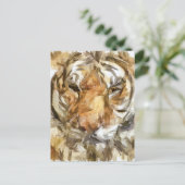 タイガーポートレート ポストカード (スタンド正面)