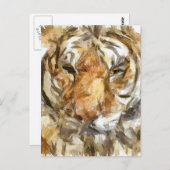 タイガーポートレート ポストカード (正面/裏面)