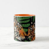 タイガーマームとカッブツートーンコーヒーマグ ツートーンマグカップ (中央)