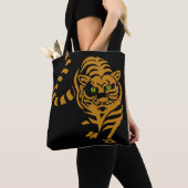 タイガーモダンクブ トートバッグ (クローズアップ)