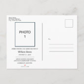 タイガーユニーク卒業発表はがき 案内ポストカード (裏面)