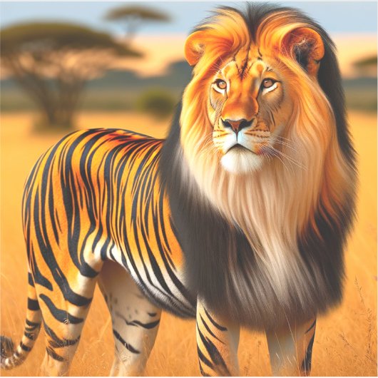 タイガーライオン シール (正面)