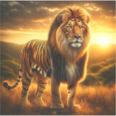 タイガーライオン シール (正面)