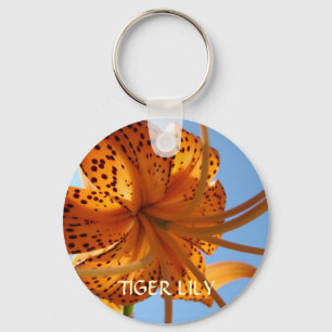 タイガーライリー花キーチェーンキーチェーンギフト キーホルダー