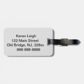 タイガーラゲージタグ ラゲッジタグ (裏面横)