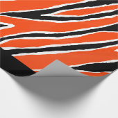 タイガーラッピング紙 – オレンジ/ブラック ラッピングペーパー (角)