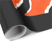 タイガーラッピング紙 – オレンジ/ブラック ラッピングペーパー (ロールコーナー)