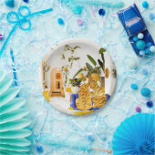 タイガーリザーブヴィラ |ボヘミア熱帯林 ペーパープレート (パーティー)