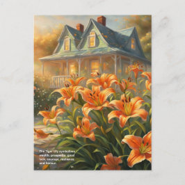 タイガーリリーのシンボル ポストカード