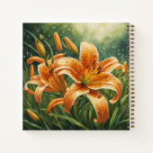 タイガーリリーの象徴性 ノートブック (裏面)