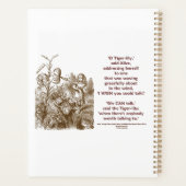 タイガーリリーはワンダーランドと話す価値がある プランナー手帳 (裏面)