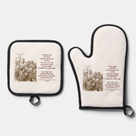 タイガーリリーはワンダーランドと話す価値がある 鍋つかみ&鍋敷きセット