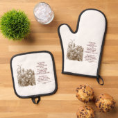 タイガーリリーはワンダーランドと話す価値がある 鍋つかみ&鍋敷きセット (トップダウン)