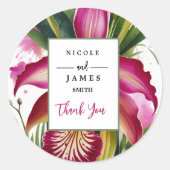 タイガーリリーエレガントフローラ ラウンドシール (正面)