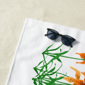 タイガーリリービーチタオル ビーチタオル (インサイチュ)